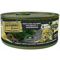 vandermeer NATURAL GREATNESS CAT TURKEY / SALMON / PUMKIN / CRANBERRIES 185 GR