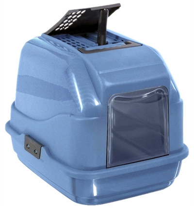 Imac kattenbak easy cat 2nd life gerecycled blauw