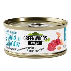 Greenwoods Delight Tonijnfilet met Zalm 6 x 70 g