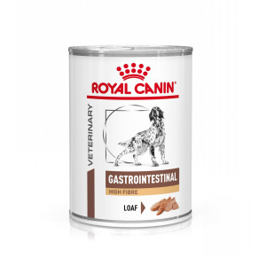 Royal Canin Veterinary Diet 12x 410g Royal Canin Veterinary Canine Gastrointestinal High Fiber Mousse Hundefutter nass