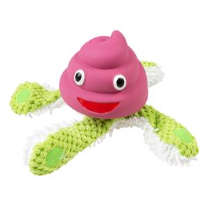 Duvo+ Pluche & latex octopus Paars/groen