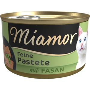 Miamor 12x85g Pastei Fazant  Kattenvoer Nat