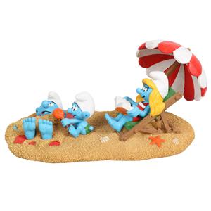 Aqua D'ella Smurfs Strand Smurfin & Babysmurf 22,4x11,7x11,3cm