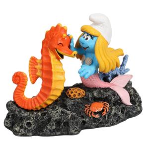 Aqua D'ella Smurfs Onder Water zeepaard 13,5x6,8x10,1cm