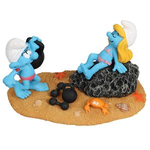 Aqua D'ella Smurfs Strand Smurfin & Potige Smurf 16,2x9,6x9,3cm