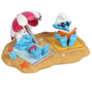 Aqua D'ella Smurfs Strand Zonnebaden 17,4x13,2x7,9cm