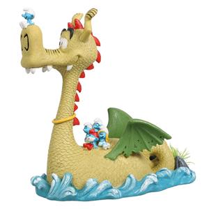 Aqua D'ella Smurfs Op Water Draak 16,4x8,4x16,6cm