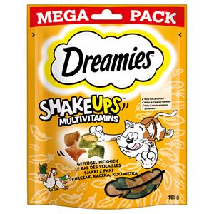 Dreamies 165g  Shakeups Multivitamins Gevogelte Picknick Kattensnacks