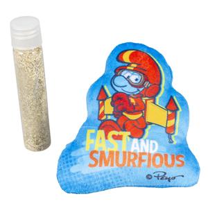 Duvo+ Smurfs Jetpack Smurf Catnip Speeltje 9x2x9cm
