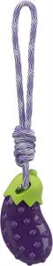 Trixie Hondenspeelgoed Aubergine aan touw - ca. L34cm Hond