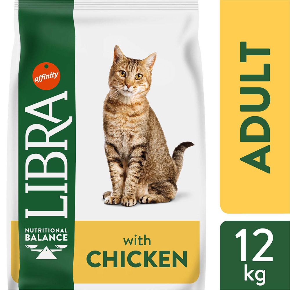 Affinity Libra 12kg Libra volwassen kattenvoer met kip en rijst