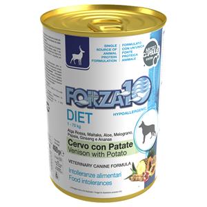 Forza10 Diet Dog 6x 400g Forza 10 Diet Laag Graan Wild & Aardappel Hondenvoer Nat