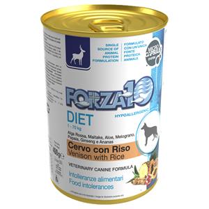 Forza10 Diet Dog 6x 400g Forza 10 Diet Laag Graan Wild & Rijst Hondenvoer Nat