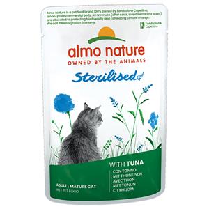 Almo Nature Holistic 6x70g  Sterilised Tonijn Kattenvoer Nat