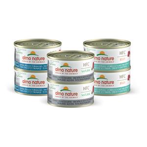 24 x 70 g Tonijn Almo Nature HFC Natural kattenvoer