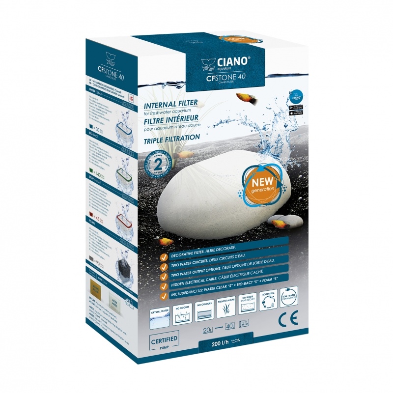 Ciano CF Stone 40 Binnenfilter