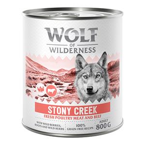 6x800g Adult Stony Creek Wolf of Wilderness "Expedition" Hondenvoer