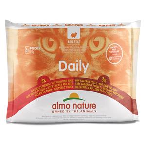 Almo Nature Daily Menu Maaltijdzakjes Kattenvoer 6 x 70 g - Mixpakket 3 (2 soorten)