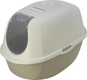 Moderna kattentoilet Smart Cat warmgrijs/wit - Gebr de boon
