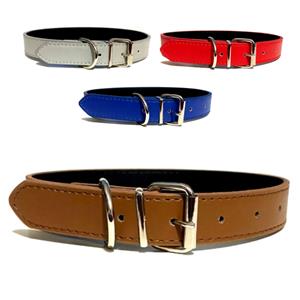 nobleza Hondenhalsband vegan leer met gesp 40 cm