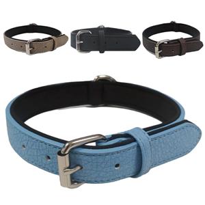 nobleza Hondenhalsband vegan leer met gesp 50 cm
