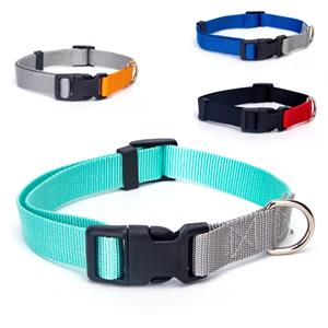 nobleza Hondenhalsband Nylon duo color 30 cm