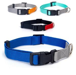 nobleza Hondenhalsband Nylon duo colour 35 cm