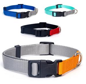 nobleza Hondenhalsband Nylon duo colour 51 cm