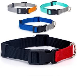 nobleza Hondenhalsband Nylon duo colour 66 cm