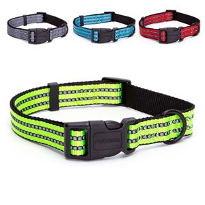 nobleza Hondenhalsband met kliksluiting reflecterend 60 cm