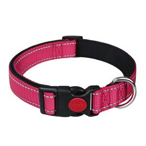 nobleza Hondenhalsband met kliksluiting roze 50 cm
