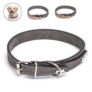 nobleza Luxe hondenhalsband vegan leer 52 cm