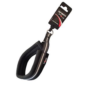 jackandvanilla Jack and Vanilla Hondenhalsband - Anti trek - Gevoerd - Maat L - Omtrek nek 42 cm - Zwart