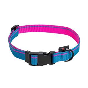 jackandvanilla Jack and Vanilla Hondenhalsband - Nylon - Kliksluiting - Blauw - 65 cm