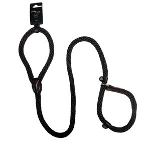 jackandvanilla Jack and Vanilla Hondenriem - Sliplijn - Anti trek - Lengte 140 cm - Diameter 1,5 cm - Bruin