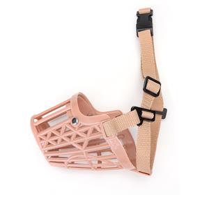 Nobleza Honden muilkorf - Kunststof - Beige - Maat M