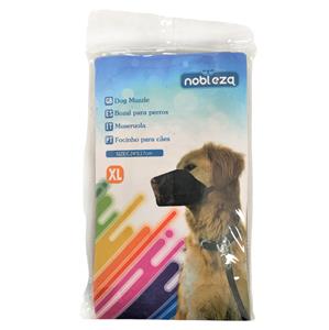 nobleza Muilkorf hond stof zwart XL