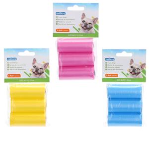 Nobleza Hondenpoepzakjes - 3 Rollen - 45 Poepzakjes - Roze, geel of blauw