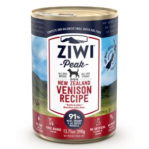 Ziwi Peak natvoeding voor de hond Hert 390 gr.