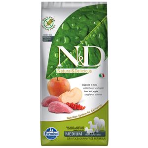 N&D Prime hondenvoeding Wild Zwijn medium/maxi 12 kg.