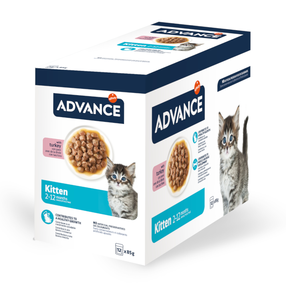 Affinity Advance Advance Kitten Kalkoen - 12 x 85 g