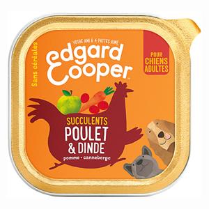 Edgard & Cooper 300g  Adult Graanvrij Kip, Kalkoen - Hondenvoer