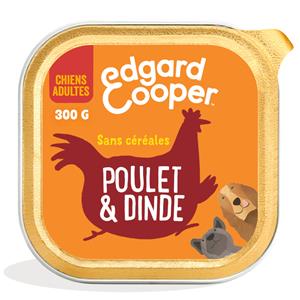 Edgard & Cooper 300g  Adult Graanvrij Kip, Kalkoen - Hondenvoer