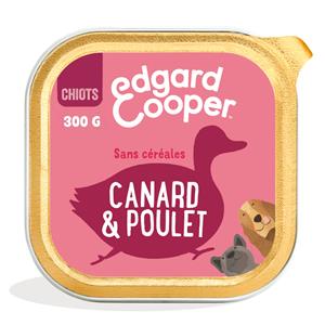 Edgard & Cooper 300g  Puppy graanvrij eend, kip - Hondenvoer