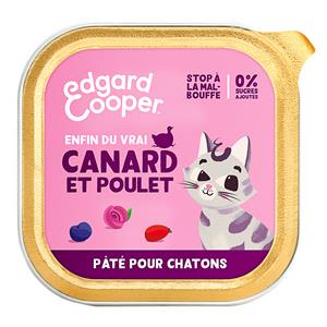 Edgard & Cooper Kitten Graanvrije Paté 85 g - eend, kip
