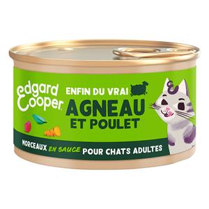 Edgard & Cooper 85g  Adult Brokken in graanvrije sauce lam, kip - Kattenvoer