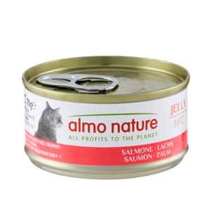 Almo Nature HFC 24 x 70 g Zalm  Natural kattenvoer