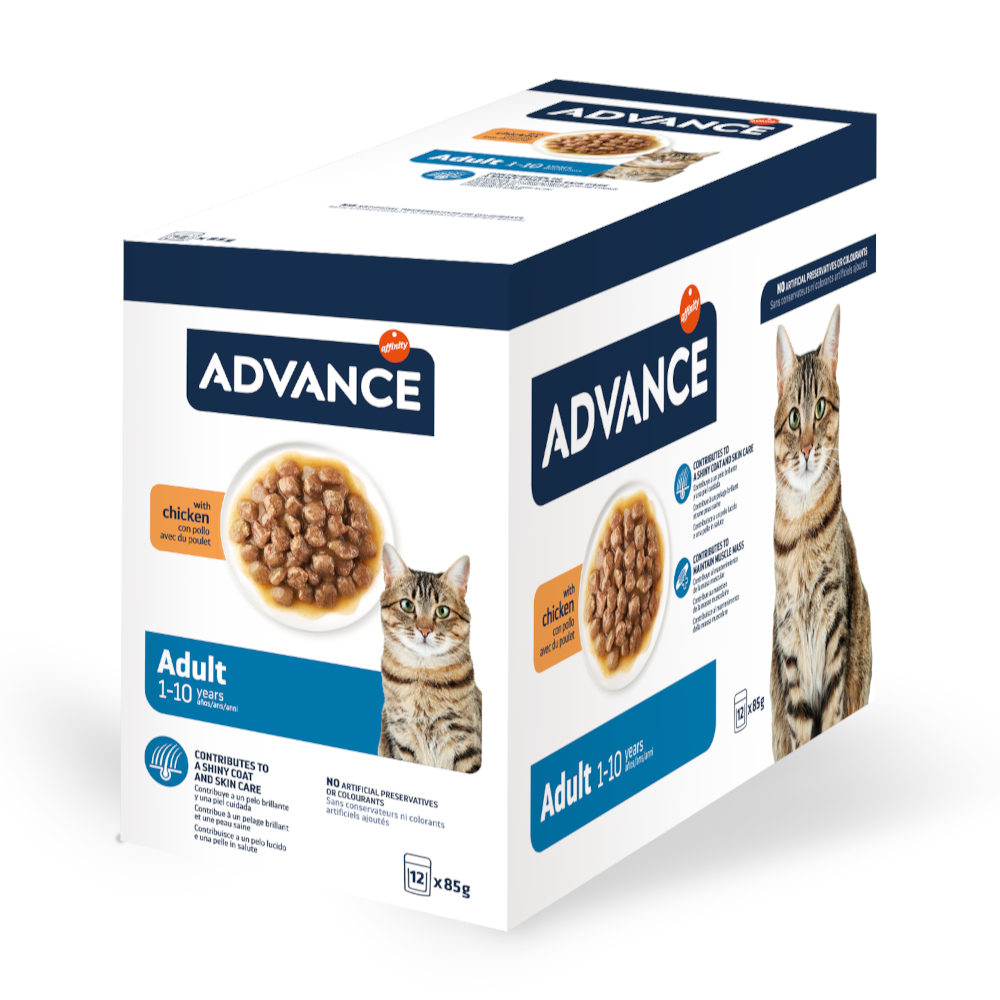 Affinity Advance Advance Feline Adult Kip - Dubbelpak: 24 x 85 g