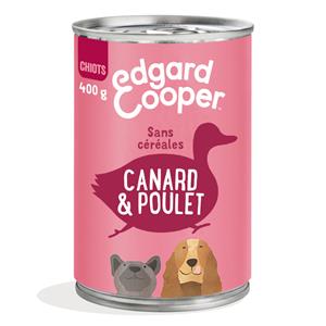 Edgard & Cooper 400g  Puppy Eend & Kip natvoer