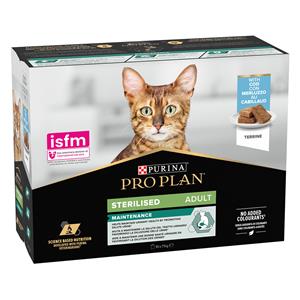 Pro Plan Purina  Sterilised Adult Maintenance 10 x 85 g - Kabeljauw